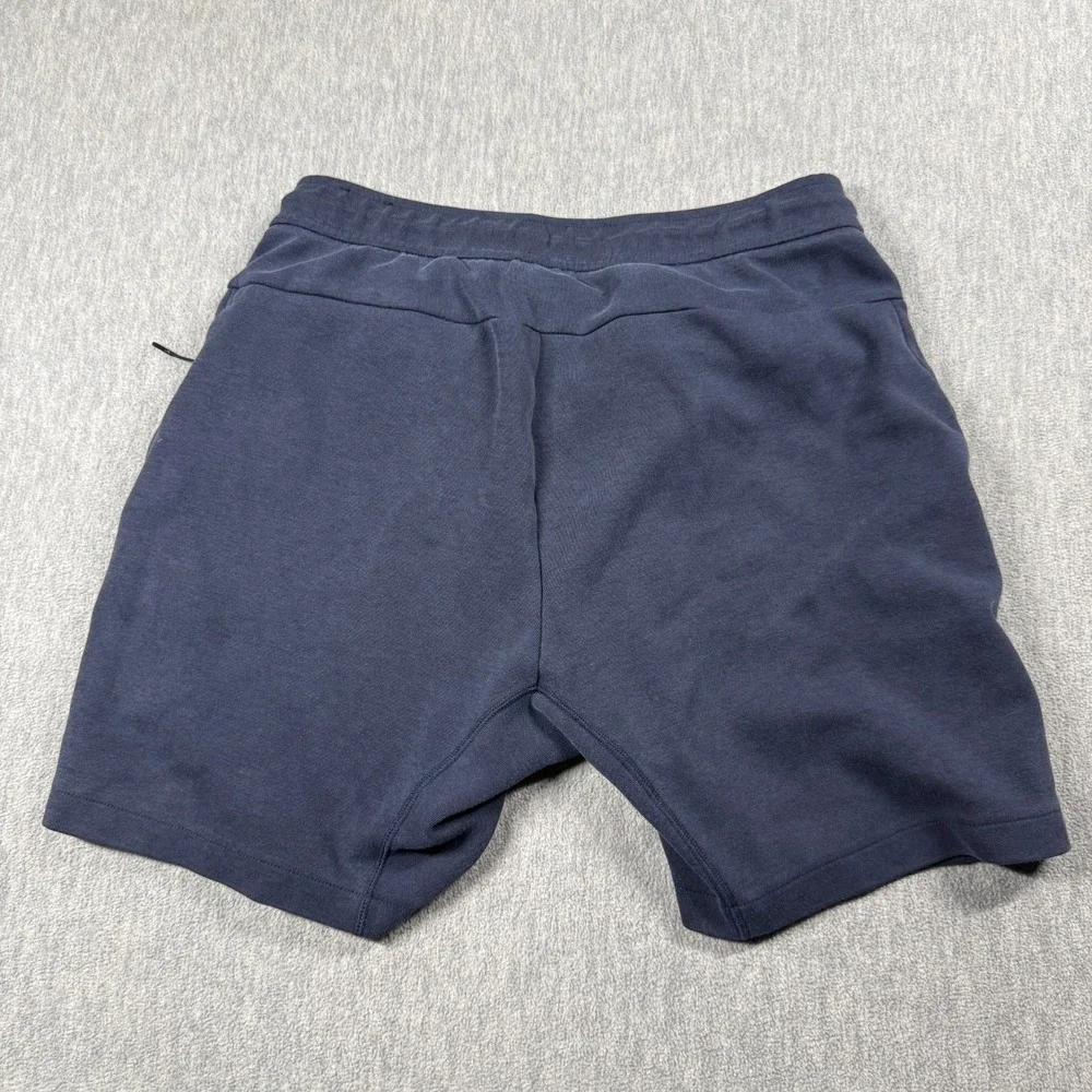 Nike Shorts Mens Small Blue Sportswear Tech Fleece Drawstring Athletic Gym Sweat